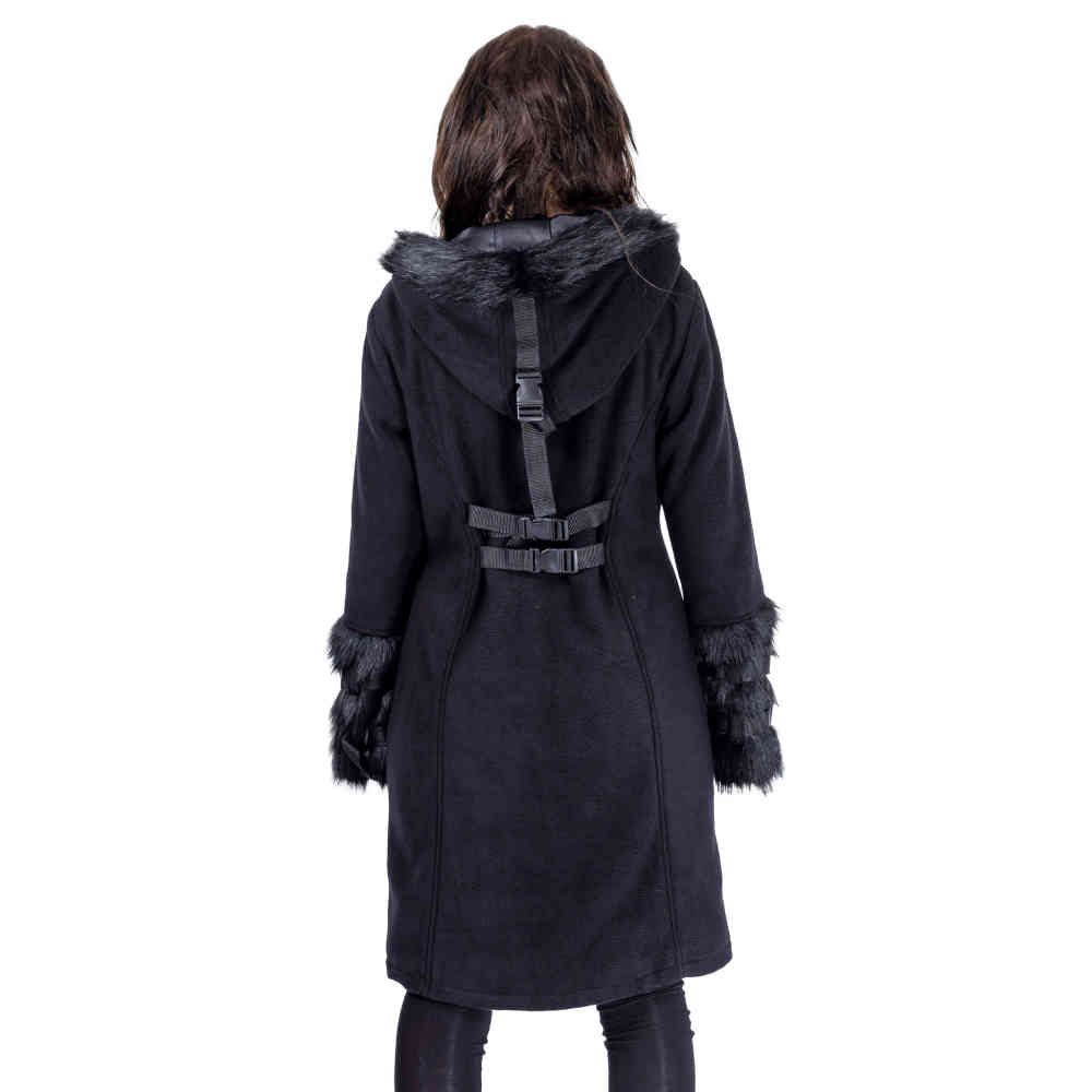 Poizen Industries - Circe Manteau - Noir